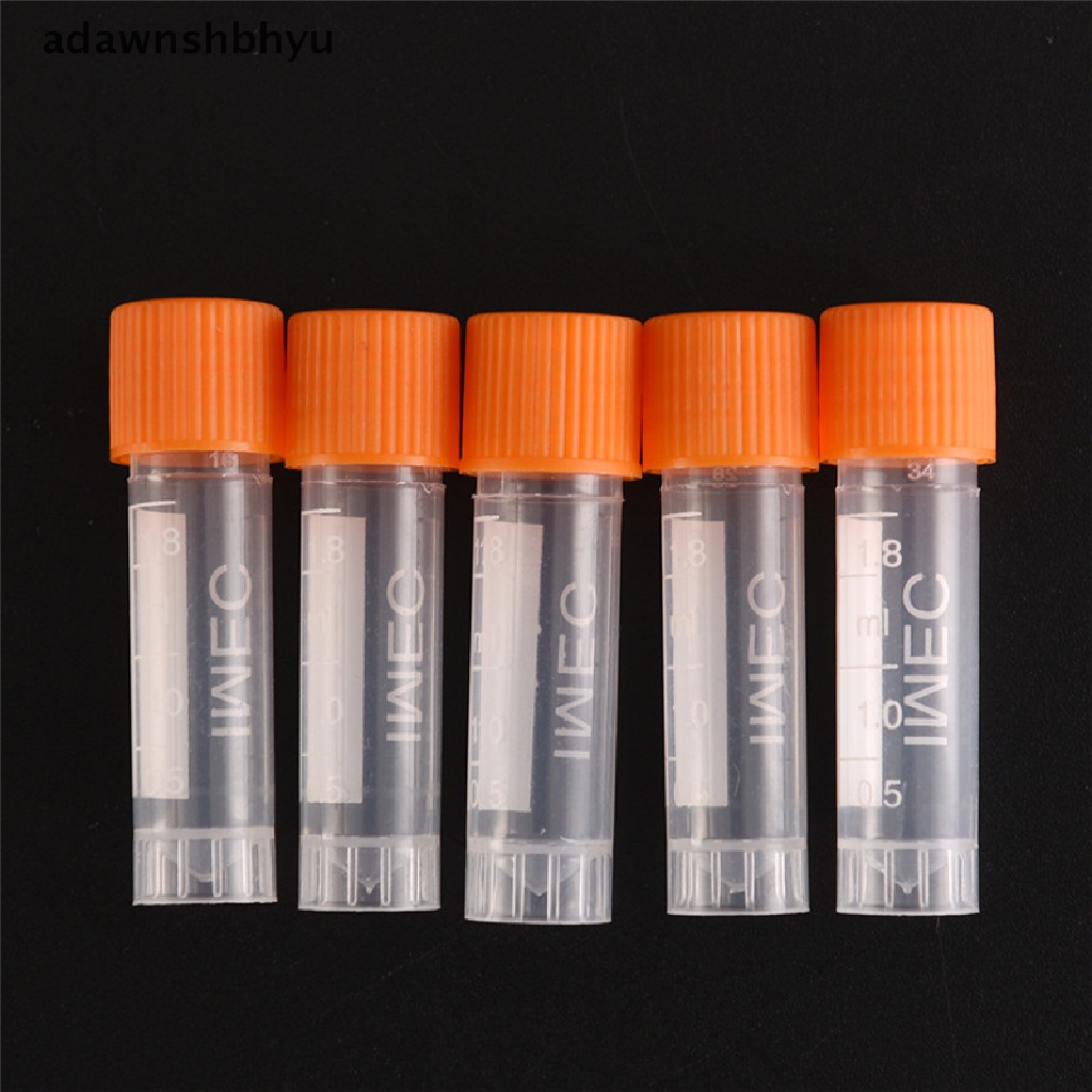 Adawnshbhyu 20pcs 1.8ml Botol Kapsul Ulir blending lab analyze centrifuge serum Tabung ID