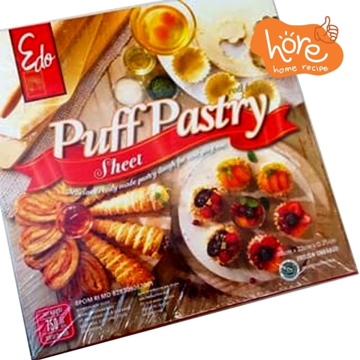

Edo Puff Pastry Sheet 750 gram