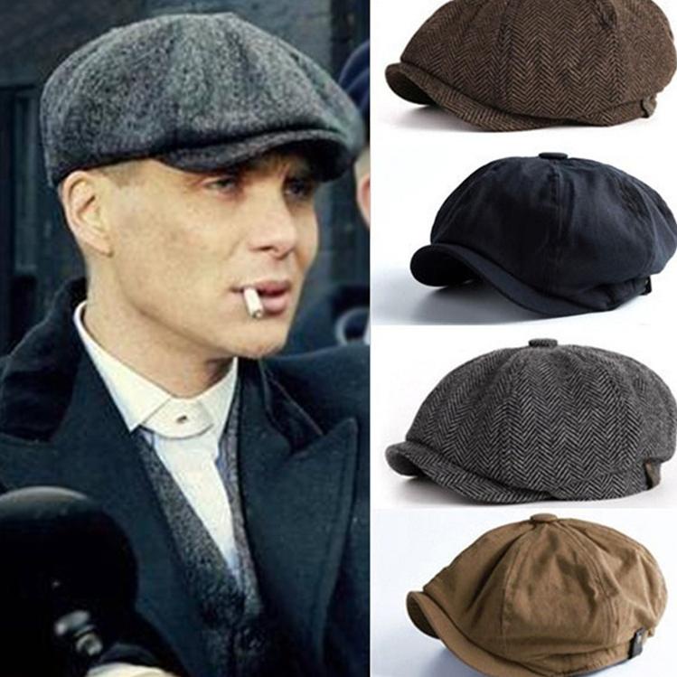 ➢ GMK - Topi Vintage Peaky Blinders Topi Thomas Slebew Topi Newsboy Cap Topi Pria Topi Wanita Topi A