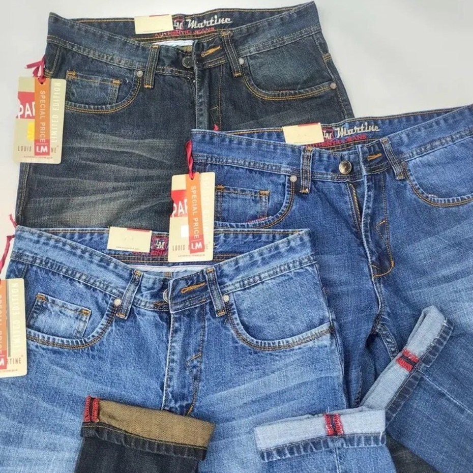 Celana Jeans Lois Martine Pria Original Size 28-38 Asli 100% Standar Panjang Model Terbaru - Celana Jins Lois