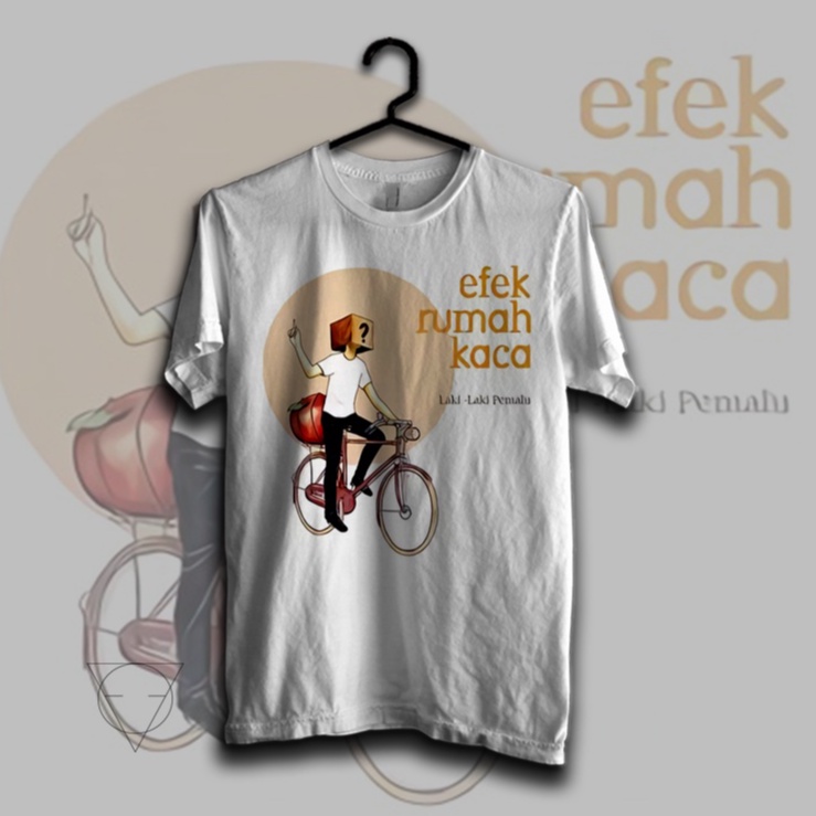 Kaos Musik Band Efek Rumah Kaca - Laki Laki Pemalu