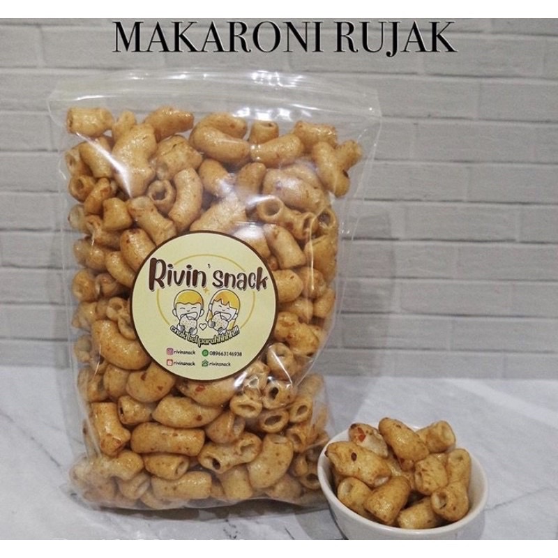 

MAKARONI RUJAK 250gr (MAKARONI BUMBU PEDAS MANIS)