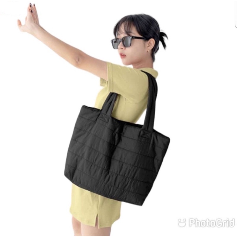 Puffy bags tas totebag wanita tas jinjing belanja tas belanja wanita puffy bags tas kuliah murah simple polos elegant