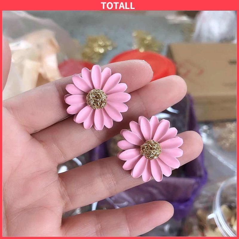 COD Anting Bunga Matahari Daisy Krisan Korea Fashion Sederhana Gaya Untuk Wanita-Totall