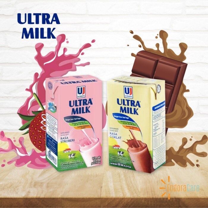 SUSU ULTRA MILK KOTAK UHT 125ML 200ML 250ML 1 DUS