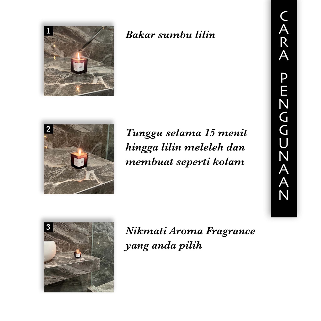 HEAVEN SCENT Scented Candle Lilin Wangi Aromaterapi 65gr - Inspired by Fragrances