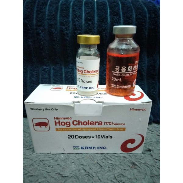 Vaksin Hog Cholera per botol 20 dosis untuk babi