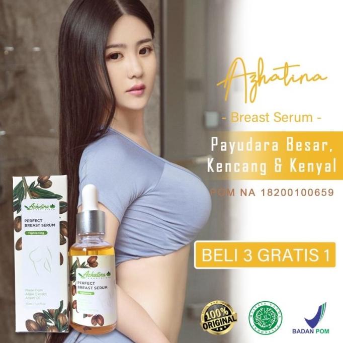 (BISA COD) Azhatina breast cream original bpom- cream pembesar payudara
