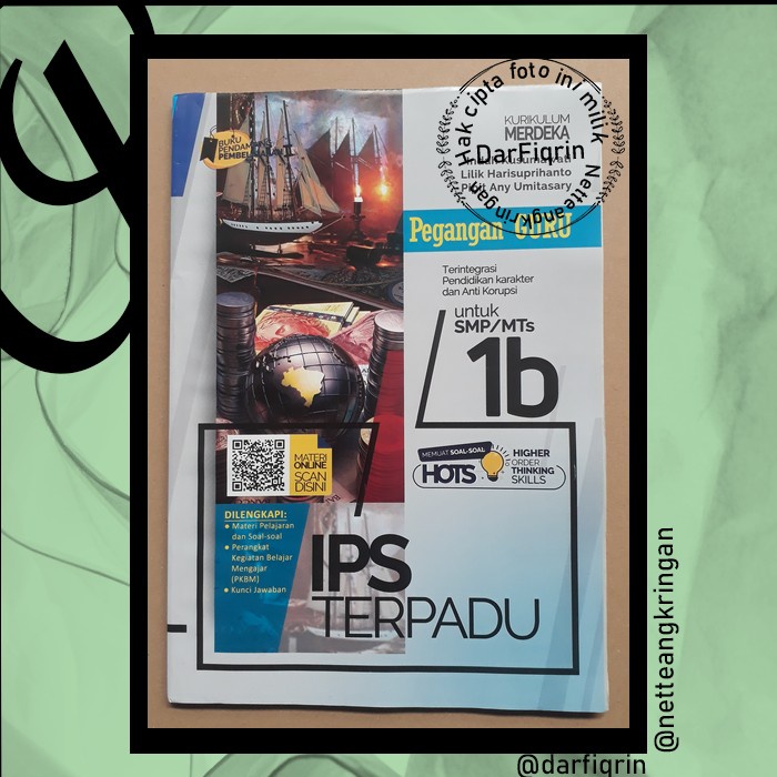 Pegangan Guru IPS Kelas 7 8 Semester 2 SMP/MTs KURMER-HOTS