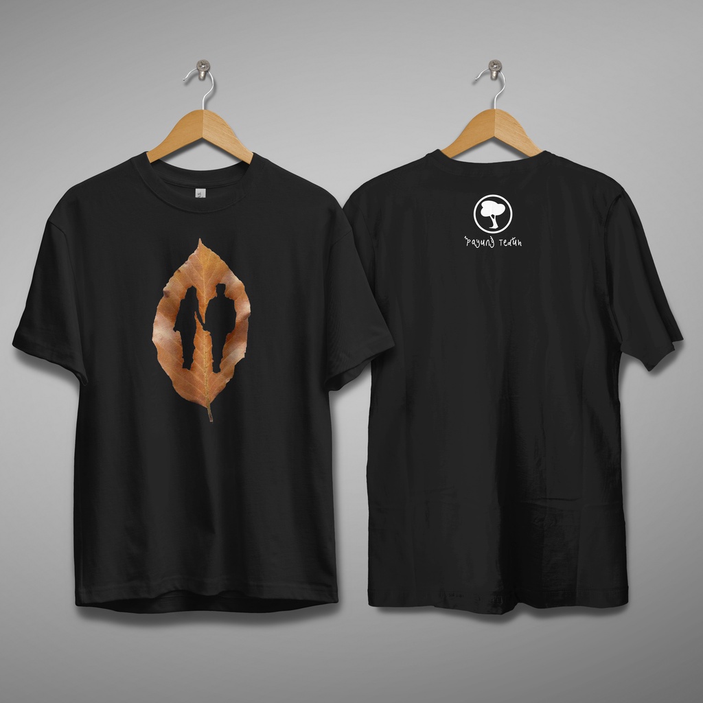 T-SHIRT KAOS PAYUNG TEDUH BAHAN KATUN COMBED / KAOS ANAK SENJA / KAOS AKAD PAYUNG TEDUH / KAOS DIAM 