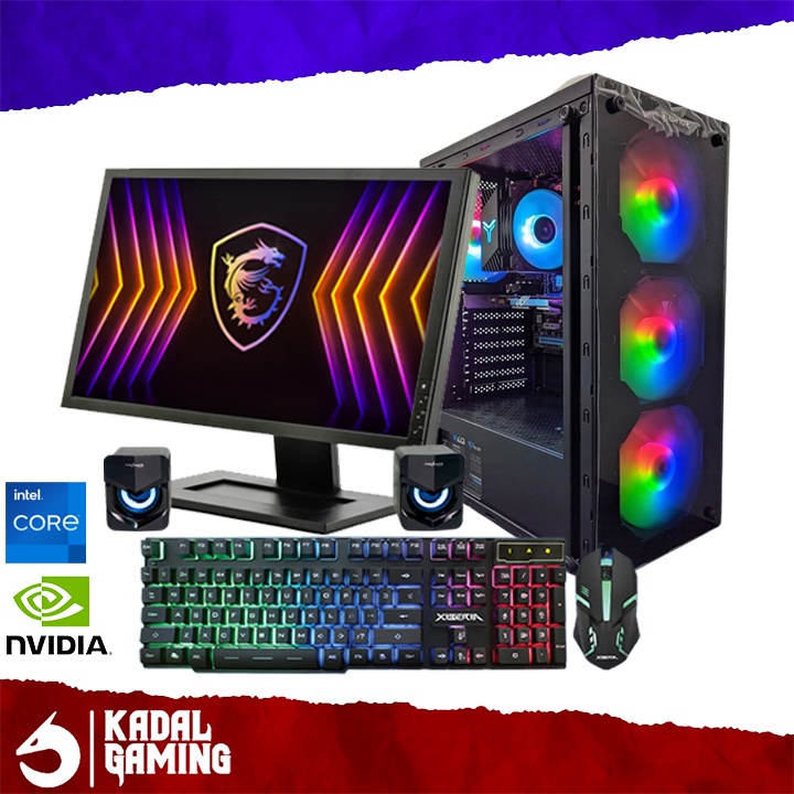 PC GAMING INTEL CORE I5 2500 VGA NVIDIA 8GB RAM FULLSET KOMPUTER CPU