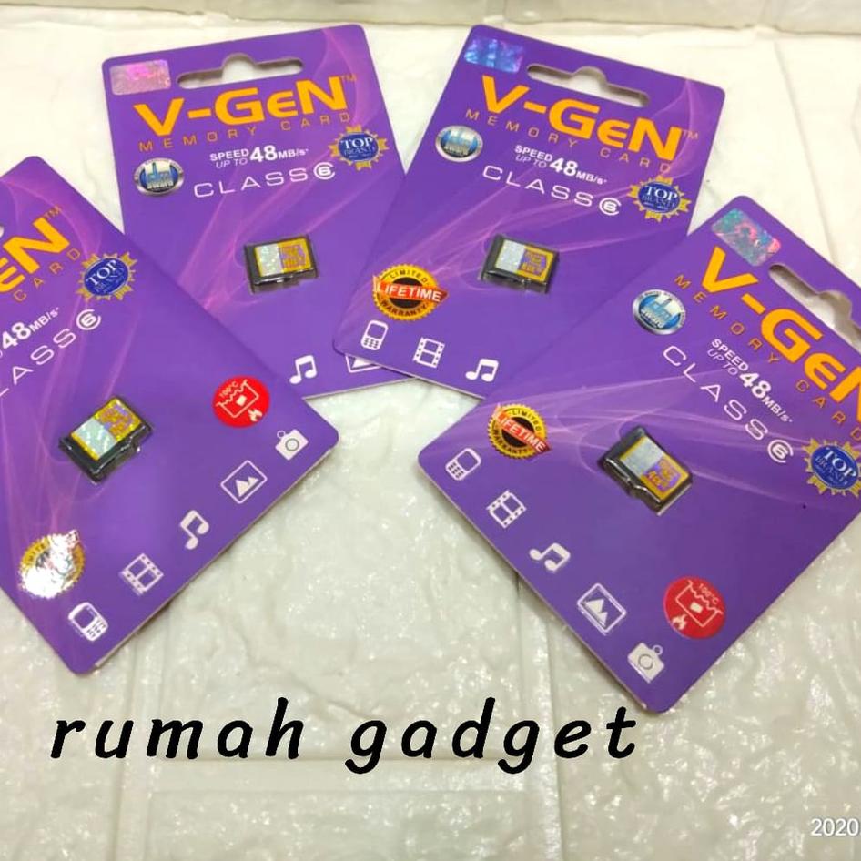Kirim Terpercaya MEMORY MEMORI VGEN CLASS 6 48MBPS 4GB VGEN 8GB VGEN 16GB VGEN 32GB