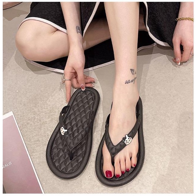 CYS COD Sandal jepit rumah wanita import fashion korea kekinian slip on sendal cewek teplek lembut terbaru SPT-37