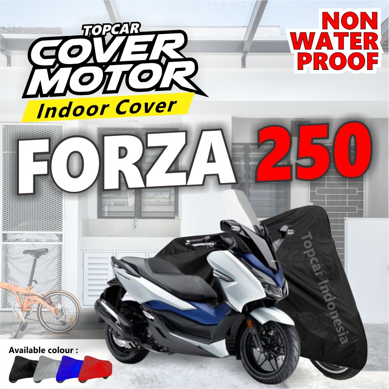 Cover Motor Honda Forza 250 Indoor Non-waterproof Sarung Motor Selimut Pelindung Body Baju Biker Mantel Jas Penutup by TOPCAR