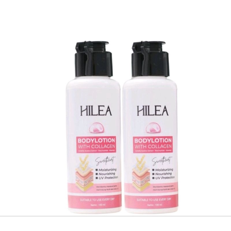 2 btl Hilea Collagen Body Lotion 100 ml (sweetheart)