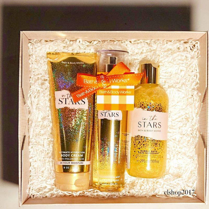 BBW IN THE STARS GIFT SET BATH &amp; BODY WORKS VALENTINE'S DAY ITS