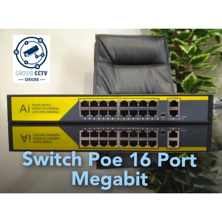 Switch Poe 16 Port Megabit