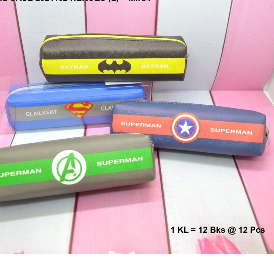 

ORD♜ PENCIL CASE SLETING PLUS MIKA SUPER HERO / KOTAK PENSIL SUPER HERO/ TEMPAT PENSIL ANAK LAKI LAKI Bagus Dipakai