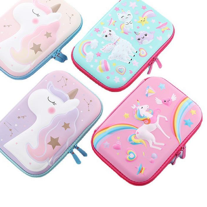 

Kekinian Kotak Pensil Anak Tempat pensil 3D Timbul Hardcase astronot unicorn import kado ultah anak perempuan ヤ