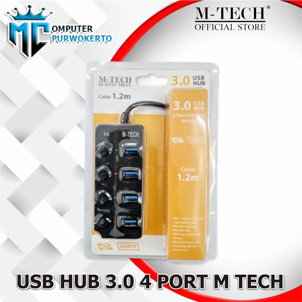 Usb Hub 3.0 4 Port M Tech