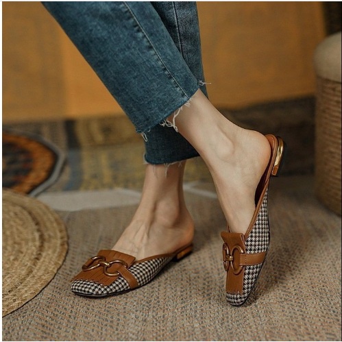 flat shoes wanita 9858 Sandal Slip On Fashion Wanita Import