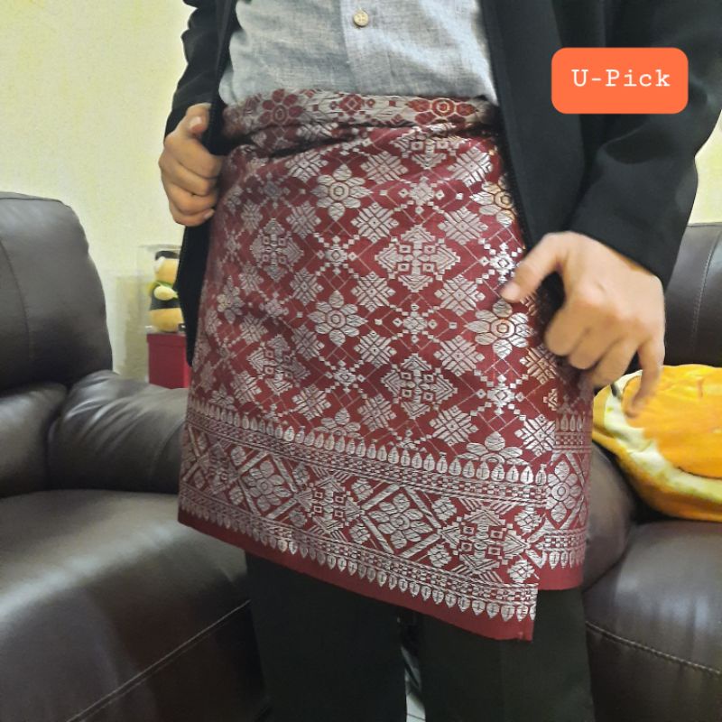 SARUNG SONGKET LILIT  BAPAK/RUMPAK COWOK MELAYU