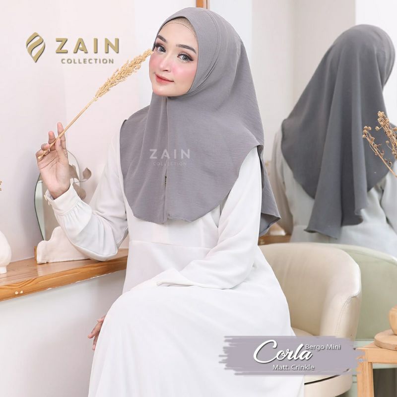 hijab instan corla crincle ori zain