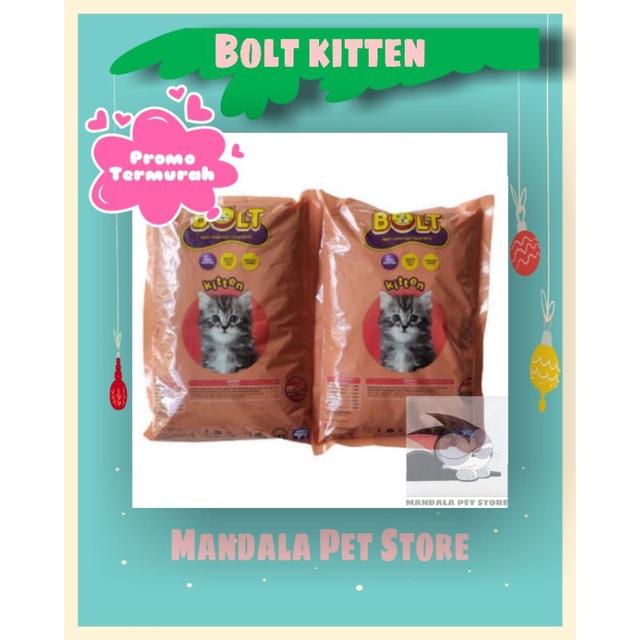 Bolt Kitten Cat Food / Makanan Kucing Bolt Kitten Murah