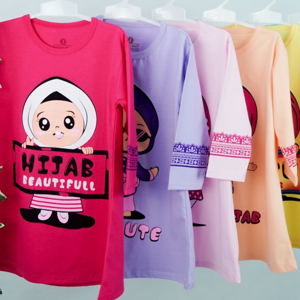 [FITASYANG] DISKON 6.6 TUNIK ANAK 2-8 TAHUN - MOTIF HIJAB