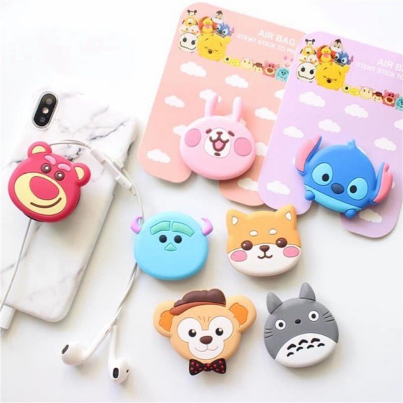 Pop socket td karakter penyangga hp