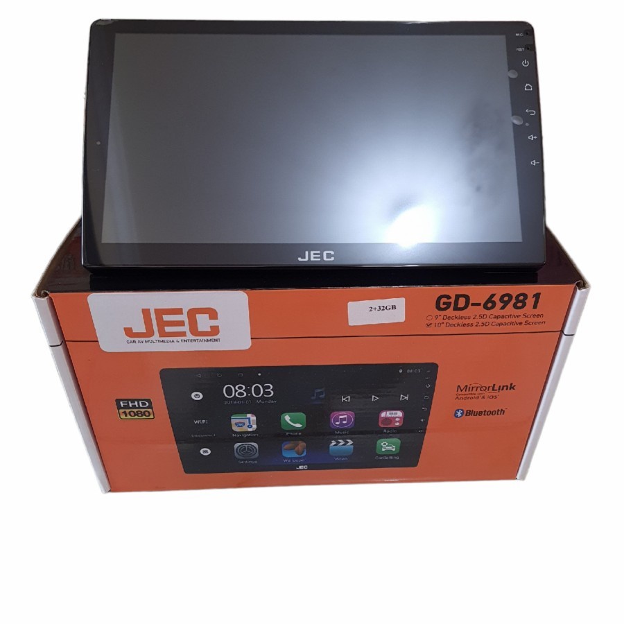 Headunit Android JEC GD-6981 Ram 2/32 10 inch