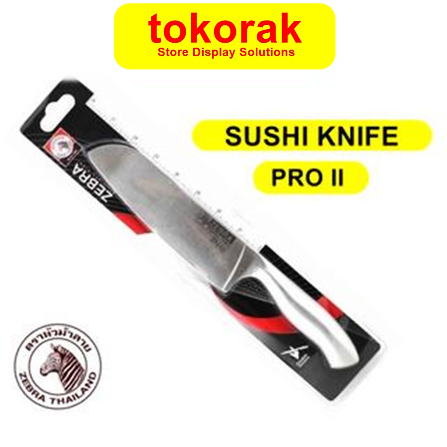 ZEBRA SUSHI KNIFE PRO 7 INCH 100249 PISAU SUSHI PISAU DAPUR STAINLESS