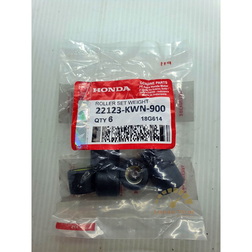 Roller Roler Set Weight Honda Vario 125 ESP (2015-2018) 22123-KWN-640