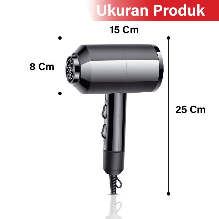 COD SM88 Alat Pengering Rambut Hair Dryer Hitam Professional Hair Dryer Beauty Salon