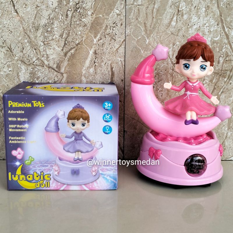 Mainan Lunatic doll Boneka bisa putar baterai