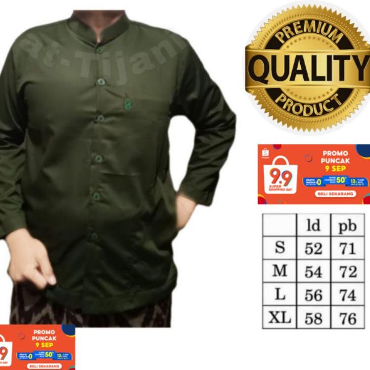 SDU.22De22ᴳ ◦ baju muslim//koko terompah At tijani semi jass pria dewasa