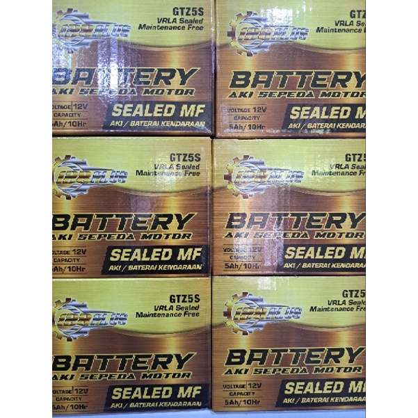 128PLUS-AKI (GTZ5S-AKI KARISMA)/(GTZ7S-AKI SATF150)/(GMZ5Z-3B) AKI TERMURAH 128plus