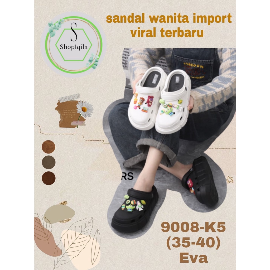 Sandal baim fuji aksesoris toy story import terlaris 9008-K8L-K6-K5 (35-40) sandal wanita murah terbaru