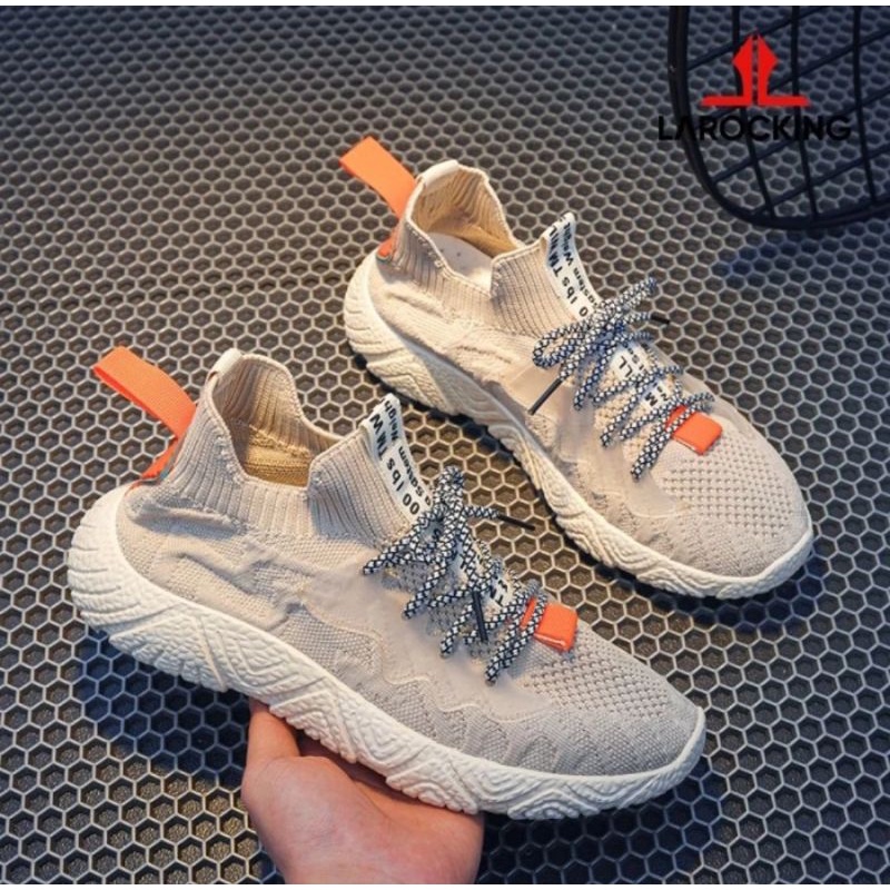 Larocking - Ventus No Tag Coklat | Sepatu Sneakers Running Gym Shoes - Coklat