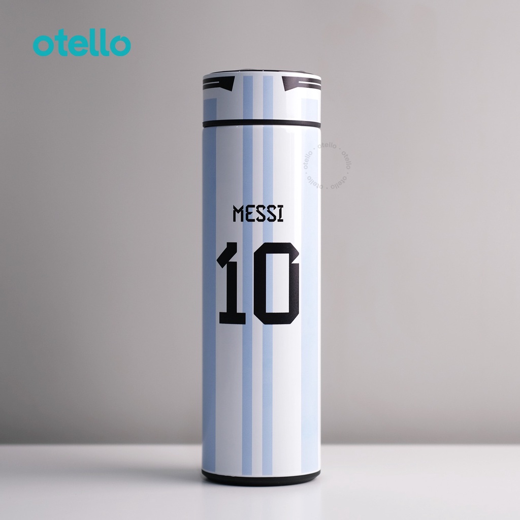 Tumbler Argentina Soccer Messi Jersey Custom Botol Air Minum Kado World Cup Piala Dunia