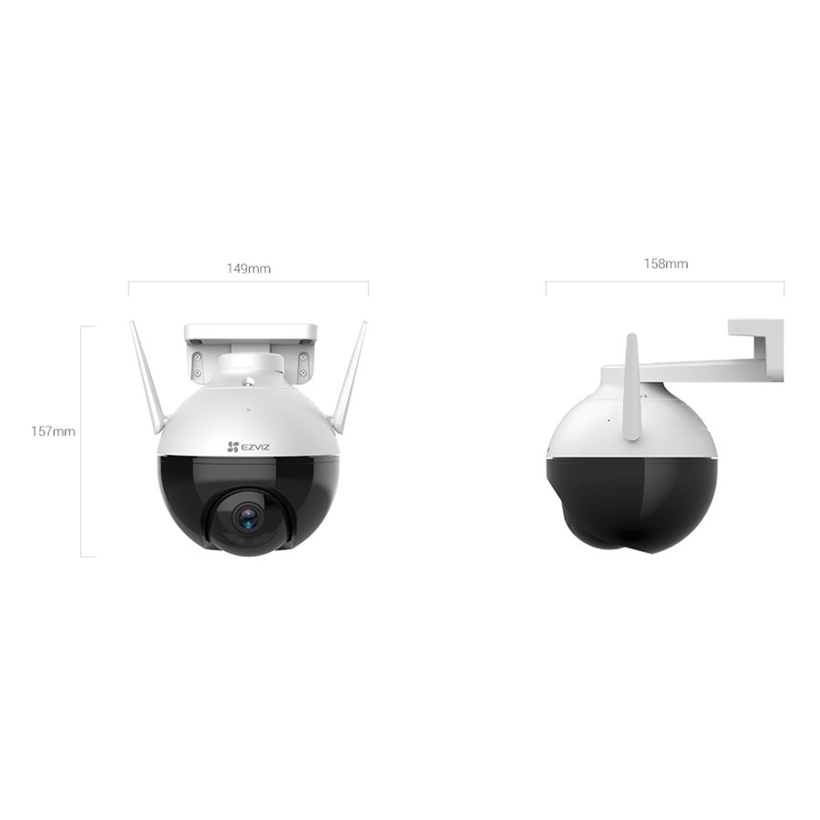EZVIZ C8C Outdoor Pan Tilt Wireless IP Camera Colorvu PTZ Kamera