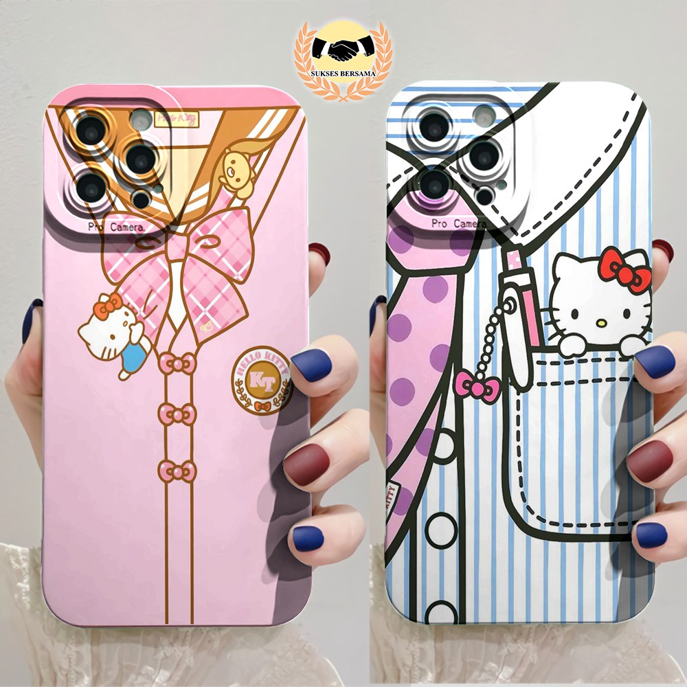 CUSTOM CASE SOFTCASE SILIKON PROCAMERA HELLO KITTY CUSTOM VIVO Y12 Y15 Y17 Y16 Y12S Y20 Y21S Y91 Y93 Y95 Y91C Y1S V25 V25E Y22 Y35 BSB6208