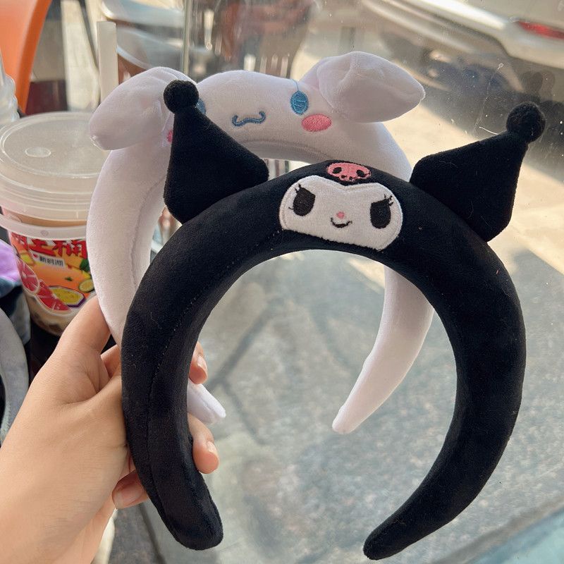 BANDO BANDANA CINNAMOROLL KUROMI MELODY POMPOMPURIN HEADBAND TEBAL AKSESORIS RAMBUT IMPOR LUCU