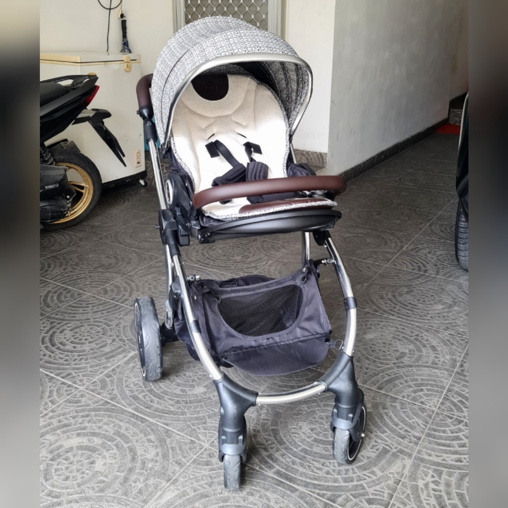 PRELOVED HYBIRD CURVE STROLLER PARISIAN / KERETA DORONG BAYI LIPAT