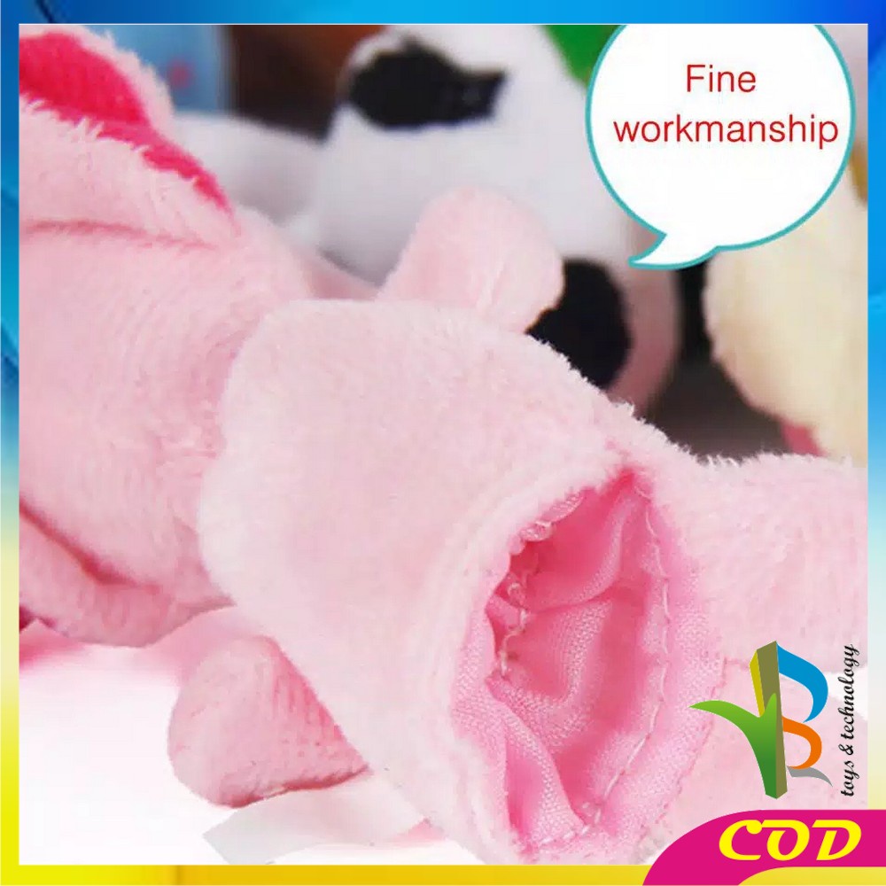 RB-M8 Boneka Jari Mainan Anak Bayi Finger Puppet Mainan Edukasi Boneka Tangan Karakter