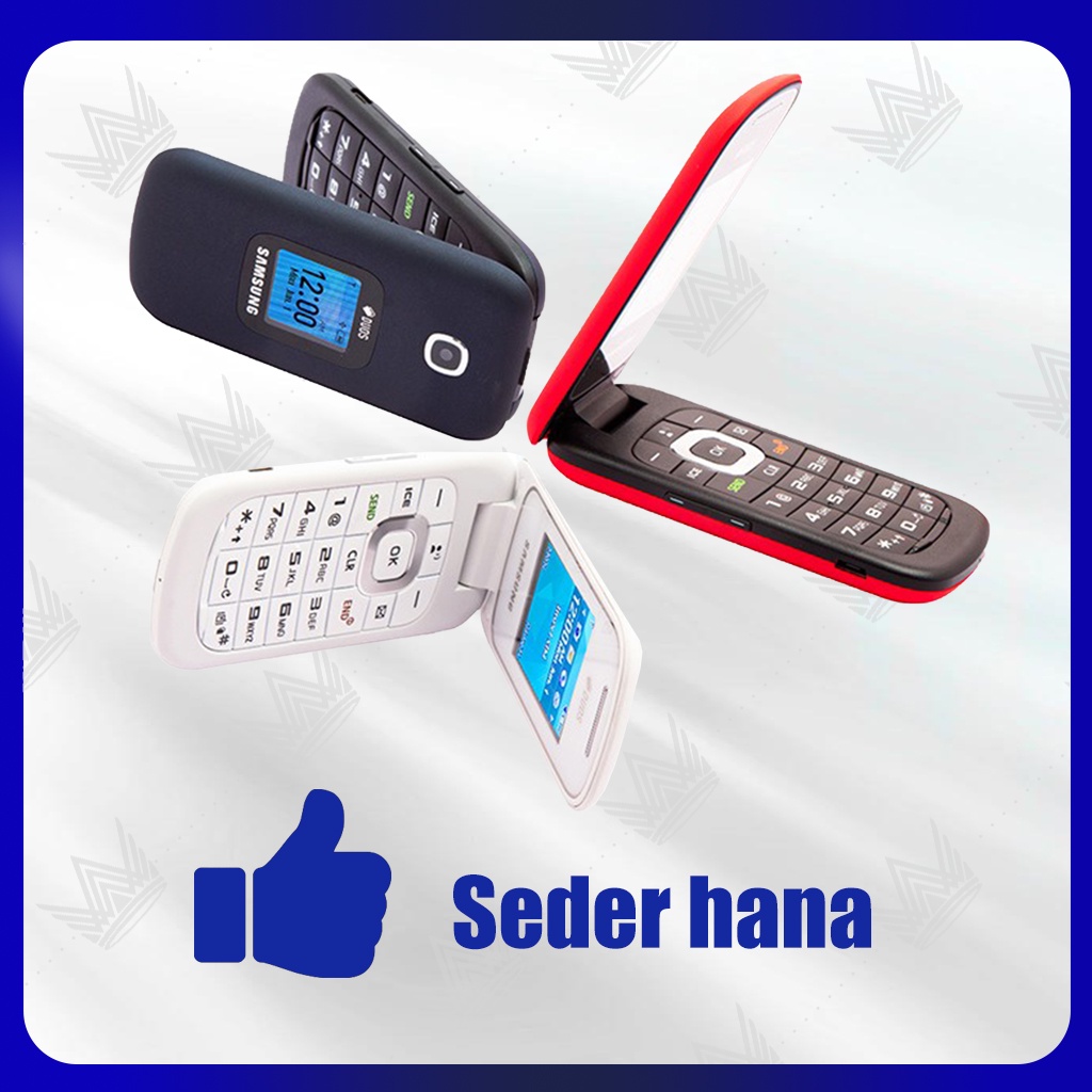 HP SAMSUNG LIPAT GM-B311V DUAL SIM HP SAMSUNG B311 2G GSM Phone Dual kartu kunci telepon Ponsel untuk lama