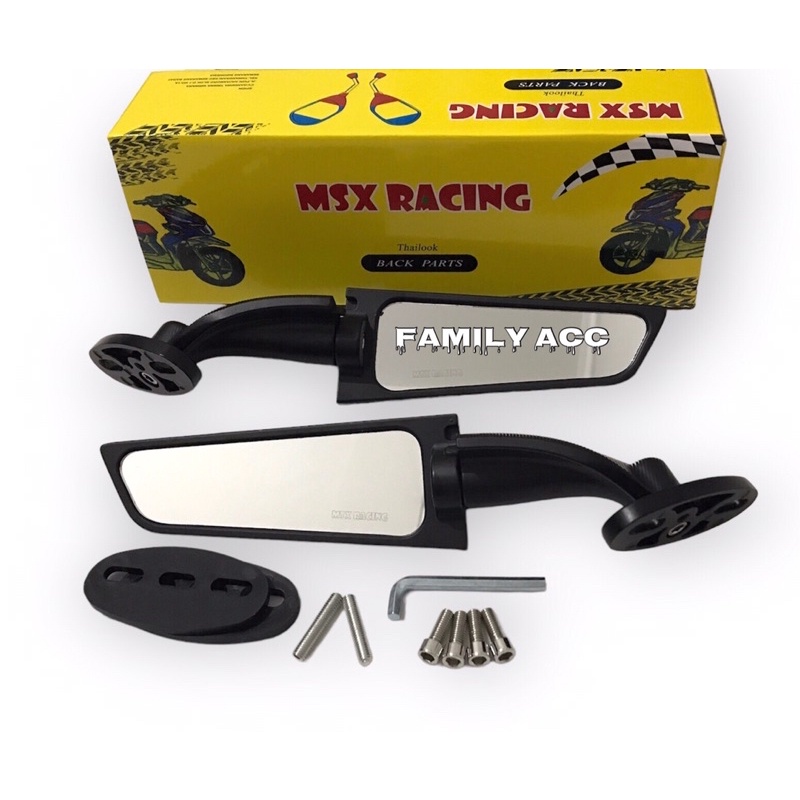 Spion Winglet Stealth MSX Racing Full CNC Universal Cbr 150r Ninja 250 Fi Cbr250rr R15 R25 R15v3 Nmax 155 Aerox Pcx 150/160 Adv 150/160