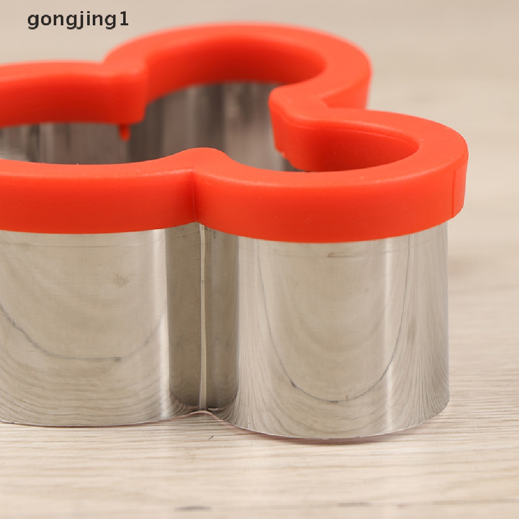 Ggg Sandwich Cutter Set Pemotong Sandwich Untuk Anak-Anak Baja Cetakan Roti Cookie Cutters Biscuit Mold Tools ID