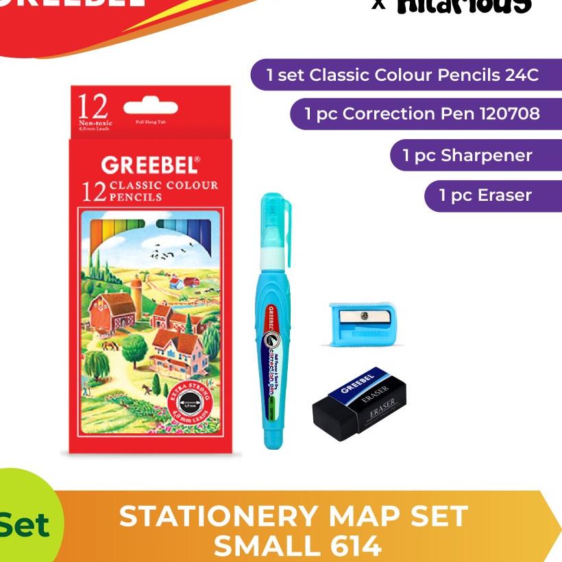 

Model baru - GREEBEL Paket Stationery Map Set 614 Small