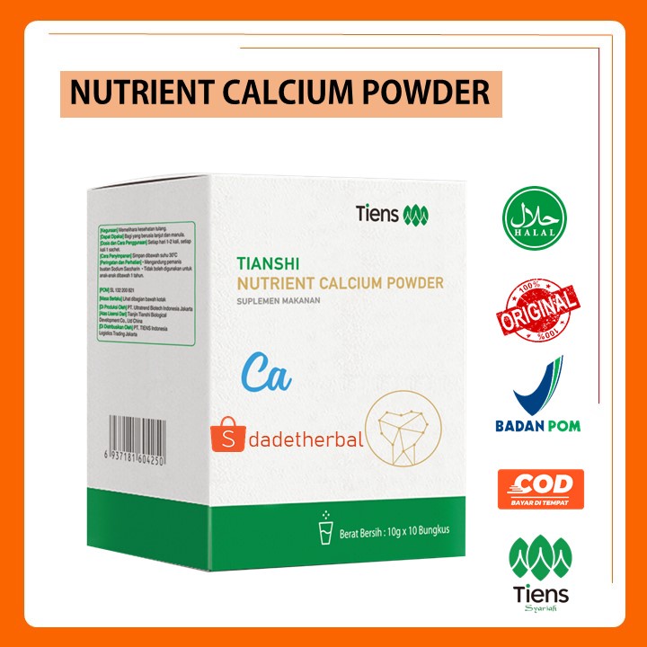 Tiens Nutrient Calsium Powder Kalsium Peninggi Badan Tiens NCP